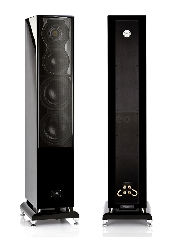 ELAC FS 509 VX-JET black high gloss finish front & back